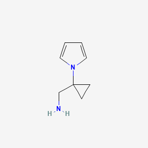 molecular formula C8H12N2 B1480503 (1-(1H-pyrrol-1-yl)cyclopropyl)methanamine CAS No. 2090268-44-1