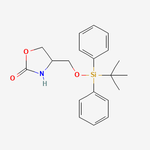 4-[[Tert-butyl(diphenyl)silyl]oxymethyl]-1,3-oxazolidin-2-one