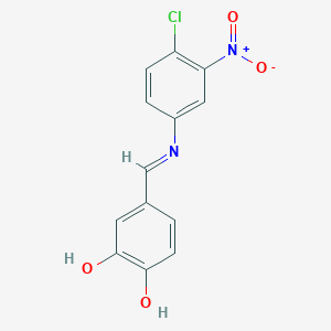 4-[(4-Chloro-3-nitro-phenylimino)-methyl]-benzene-1,2-diol