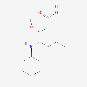 (3S,4S)-4-Amino-5-cyclohexyl-3-hydroxy-pentanoic acid;ACHPA