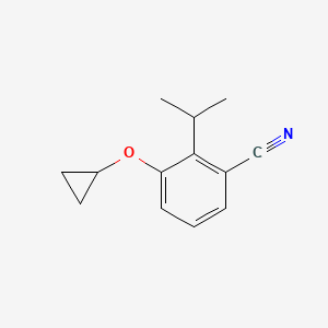 3-Cyclopropoxy-2-isopropylbenzonitrile