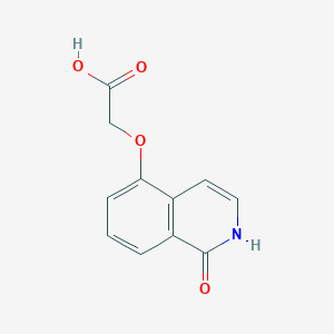 [(1-Oxo-1,2-dihydroisoquinolin-5-yl)oxy]acetic acid