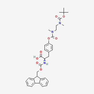 Fmoc-Tyr(Boc-N-methyl-N-[2-(methylamino)ethyl]carbamoyl)-OH