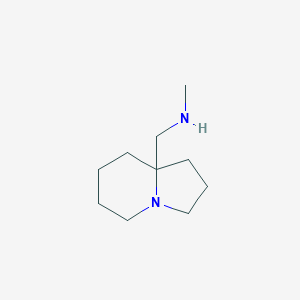 molecular formula C10H20N2 B1480510 1-(hexahydroindolizin-8a(1H)-yl)-N-methylmethanamine CAS No. 2090315-08-3