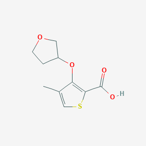 4-Methyl-3-((tetrahydrofuran-3-yl)oxy)thiophene-2-carboxylic acid