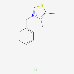 molecular formula C12H14ClNS B14805139 3-Benzyl-4,5-dimethylthiazol-3-ium chloride CAS No. 16206-89-6