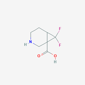 7,7-Difluoro-3-azabicyclo[4.1.0]heptane-1-carboxylic acid