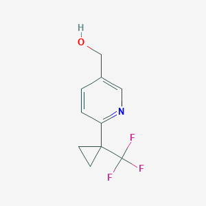 (6-(1-(Trifluoromethyl)cyclopropyl)pyridin-3-yl)methanol