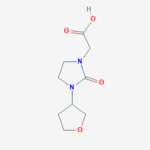 molecular formula C9H14N2O4 B1480517 2-(2-Oxo-3-(tetrahydrofuran-3-yl)imidazolidin-1-yl)acetic acid CAS No. 2091654-11-2