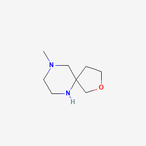 molecular formula C8H16N2O B1480519 9-Methyl-2-oxa-6,9-diazaspiro[4.5]decane CAS No. 2090884-32-3