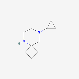 molecular formula C10H18N2 B1480521 8-Cyclopropyl-5,8-diazaspiro[3.5]nonane CAS No. 2097958-12-6