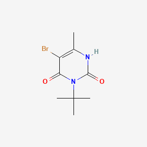 Uracil, 5-bromo-3-tert-butyl-6-methyl-