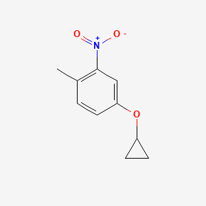 4-Cyclopropoxy-1-methyl-2-nitrobenzene