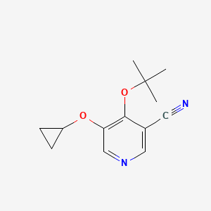 4-Tert-butoxy-5-cyclopropoxynicotinonitrile