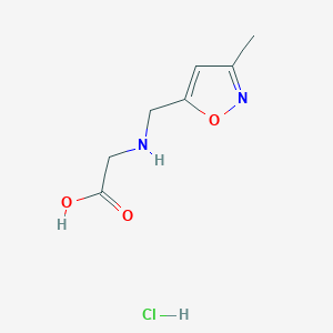 ((3-Methylisoxazol-5-yl)methyl)glycine hydrochloride