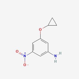 3-Cyclopropoxy-5-nitroaniline