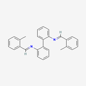 N,N'-bis[(E)-(2-methylphenyl)methylidene]biphenyl-2,2'-diamine