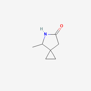 molecular formula C7H11NO B1480529 4-Methyl-5-azaspiro[2.4]heptan-6-one CAS No. 2098040-00-5