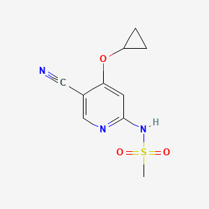 N-(5-Cyano-4-cyclopropoxypyridin-2-YL)methanesulfonamide