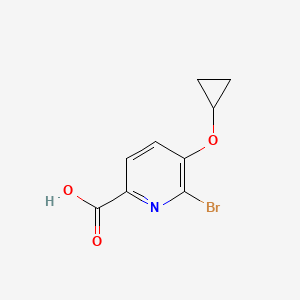 6-Bromo-5-cyclopropoxypicolinic acid