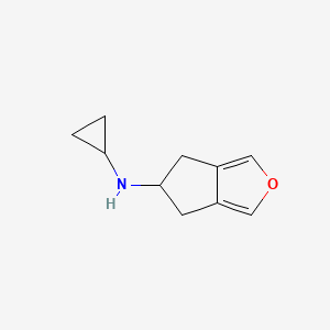 N-cyclopropyl-5,6-dihydro-4H-cyclopenta[c]furan-5-amine