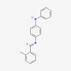 N-[(E)-(2-methylphenyl)methylidene]-N'-phenylbenzene-1,4-diamine