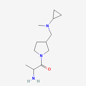 2-Amino-1-[3-[[cyclopropyl(methyl)amino]methyl]pyrrolidin-1-yl]propan-1-one