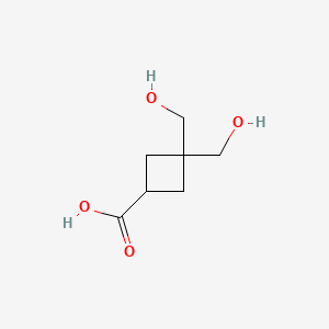 3,3-Bis(hydroxymethyl)cyclobutane-1-carboxylic acid