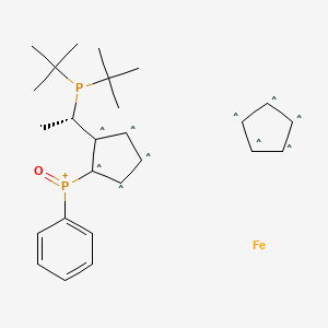 molecular formula C26H35FeOP2+ B14805391 JoSPOphos SL-J688-2 