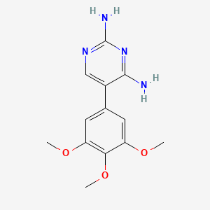 5-(3,4,5-Trimethoxyphenyl)pyrimidine-2,4-diamine