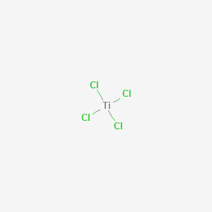 molecular formula TiCl4<br>Cl4Ti B148054 四氯化钛 CAS No. 7550-45-0