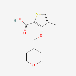 4-methyl-3-((tetrahydro-2H-pyran-4-yl)methoxy)thiophene-2-carboxylic acid