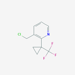 3-(Chloromethyl)-2-(1-(trifluoromethyl)cyclopropyl)pyridine