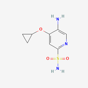 5-Amino-4-cyclopropoxypyridine-2-sulfonamide