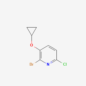 2-Bromo-6-chloro-3-cyclopropoxypyridine