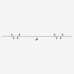 molecular formula C37H68O B14805471 (6E,9E,28E,31E)-heptatriaconta-6,9,28,31-tetraen-19-ol 