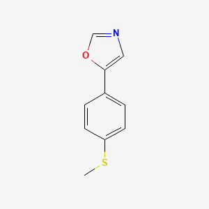 5-[4-(Methylthio)phenyl]oxazole