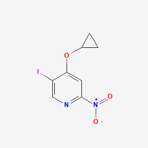 4-Cyclopropoxy-5-iodo-2-nitropyridine