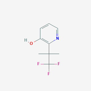 2-(1,1,1-Trifluoro-2-methylpropan-2-yl)pyridin-3-ol