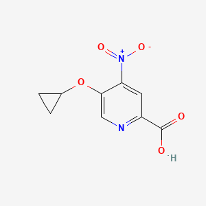 5-Cyclopropoxy-4-nitropicolinic acid