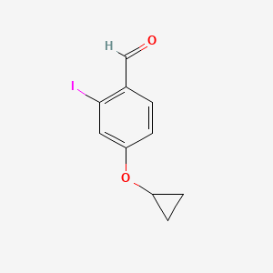 4-Cyclopropoxy-2-iodobenzaldehyde