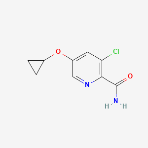 3-Chloro-5-cyclopropoxypicolinamide