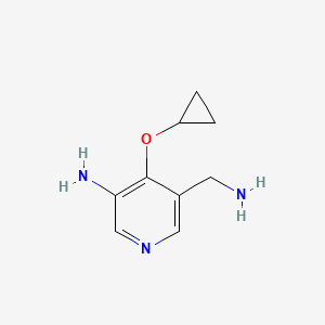 5-(Aminomethyl)-4-cyclopropoxypyridin-3-amine