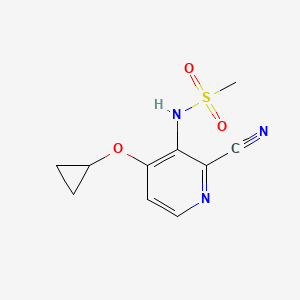 N-(2-Cyano-4-cyclopropoxypyridin-3-YL)methanesulfonamide