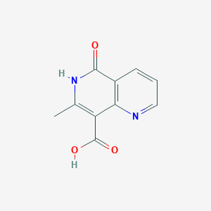molecular formula C10H8N2O3 B1480557 7-Methyl-5-oxo-5,6-dihydro-1,6-naphthyridine-8-carboxylic acid CAS No. 2092725-99-8