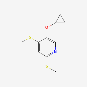 5-Cyclopropoxy-2,4-bis(methylthio)pyridine