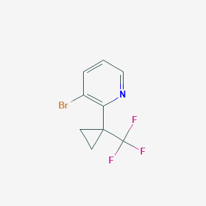 3-Bromo-2-(1-(trifluoromethyl)cyclopropyl)pyridine