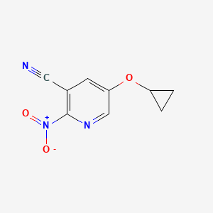 5-Cyclopropoxy-2-nitronicotinonitrile