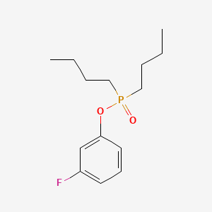 Dibutylphosphinic acid m-fluorophenyl ester