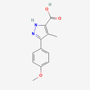 3-(4-methoxyphenyl)-4-methyl-1H-pyrazole-5-carboxylic acid